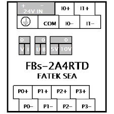 کارت ورودی خروجی آنالوگ FBs-4A2D